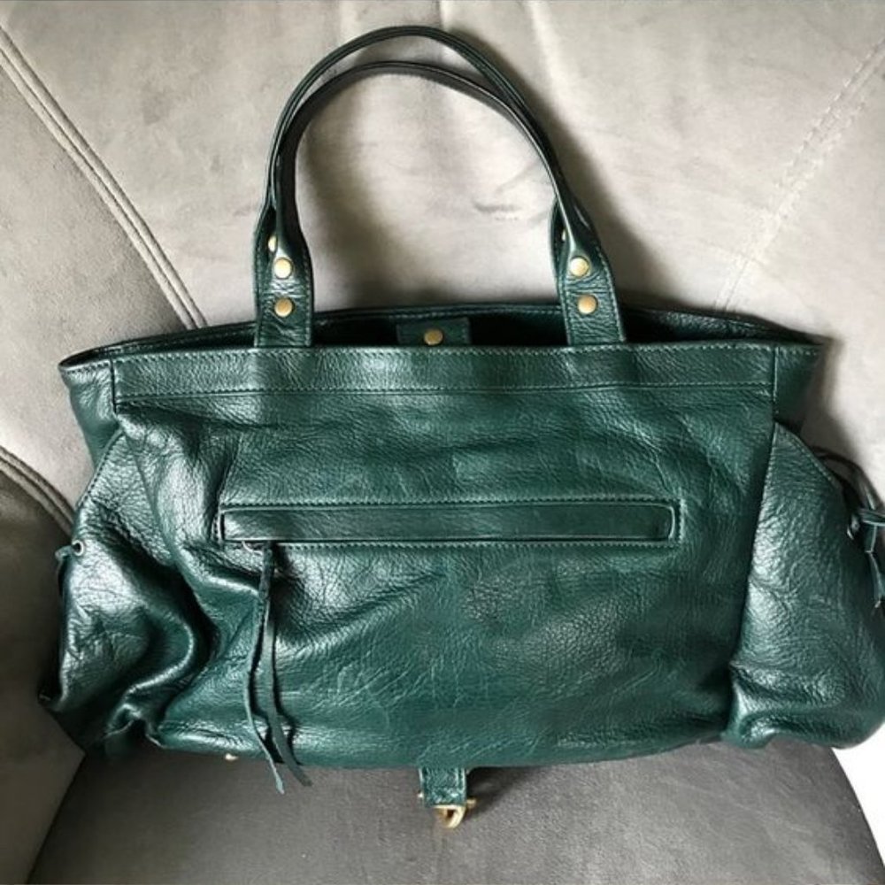 Botkier leather dark green Clyde trigger bag